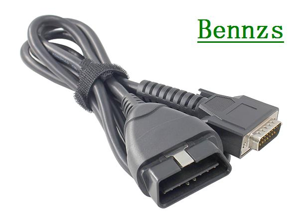 J1962 16-Pin OBD Connector Cable for Automotive Diagnostic Scanner