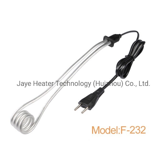 220V Electric Instant Iron Classical Portable Immersion Water Heater Boilers for Kitchen and Bucket