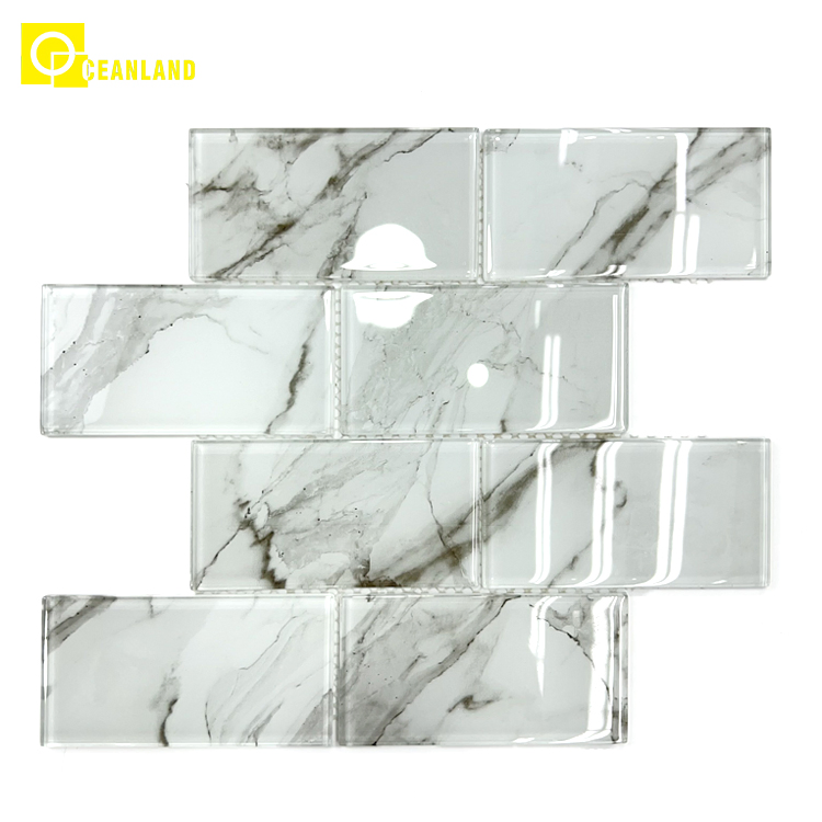 Мозаичная плитка из стекла для ванной и кухни