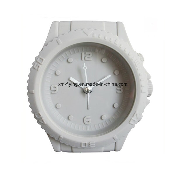 Creative Watch Shape Multi-Color Home Decoration Sound-off Silicone Alarm Clocks