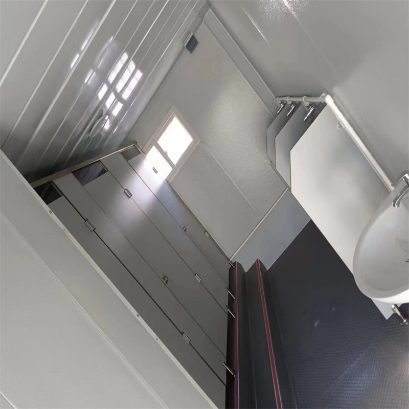 Prefabricated Portable Public Toilet 20FT Modular Container Toilet with Shower for Camping Site
