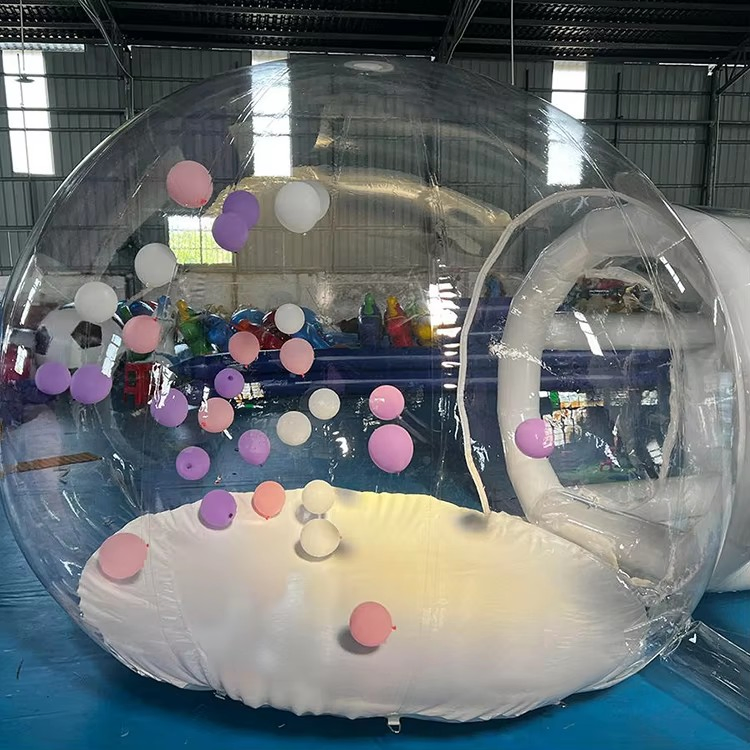 Tent High Quality Bubble House Inflatable with Colorful Balloon Decorations