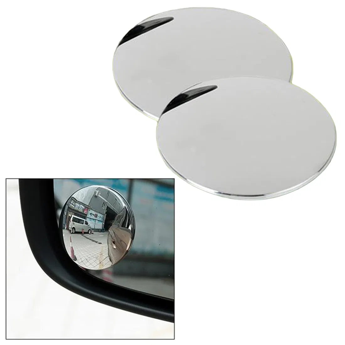 1.8mm 2mm 3mm Chrome Coated Double Side Mirror Curved Mirror for Auto Motor Rearview