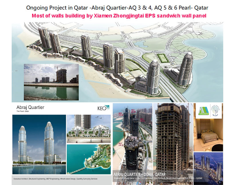 2024 Energy Saving EPS Concrete Wall Board/Precast Fast Installation Lightwieght Panel Hotel/House Use