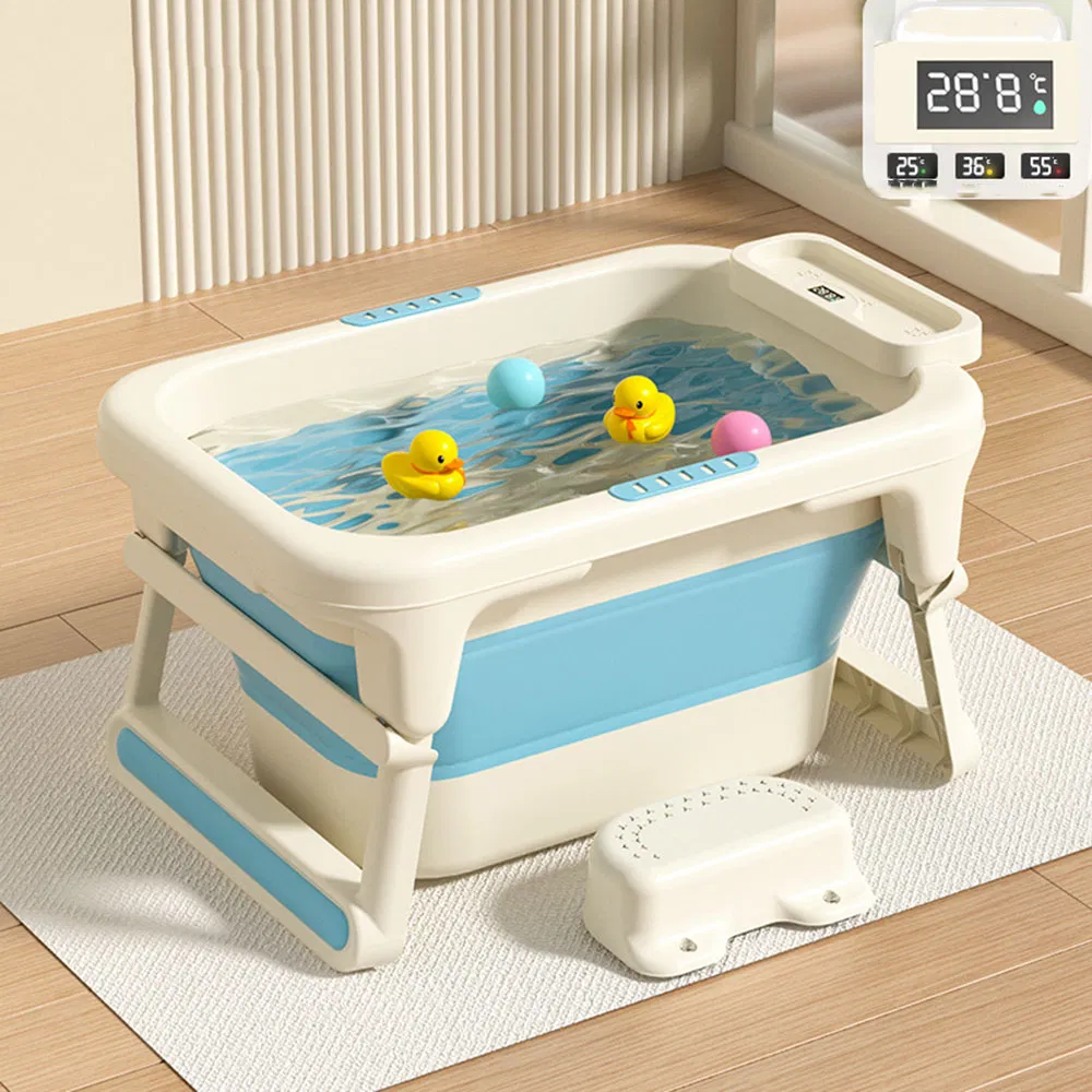Складная детская ванночка с термоиндикатором