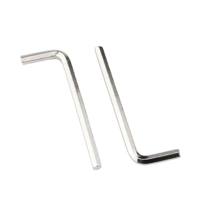 Nickel Plated Hex Wrench with Flat End 1.5 to 19mm Screw Nut Fasteners Spanner Hand Tools Manufacturer Allen Key