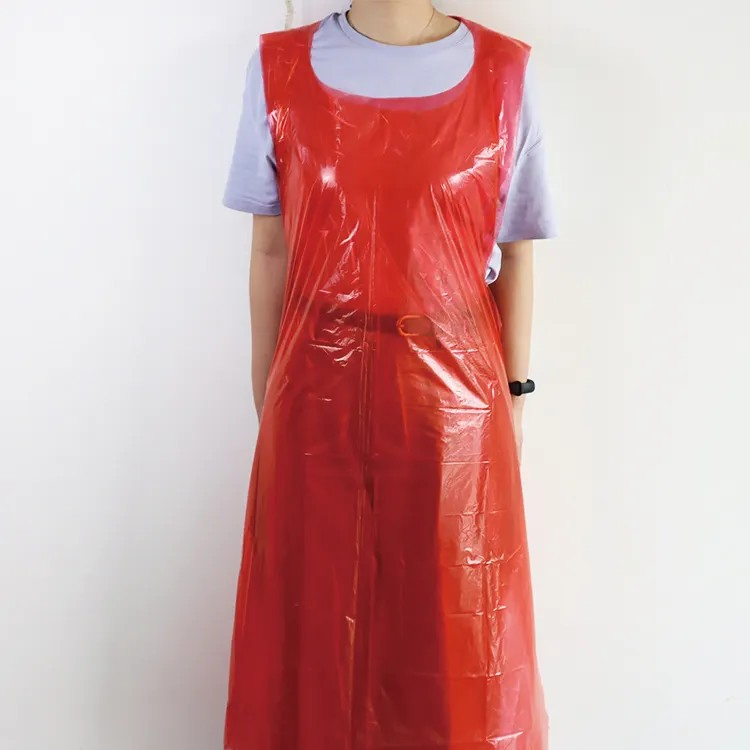 Disposable PE Aprons Poly Unisex Waterproof Workwear Protective Uniform Aprons