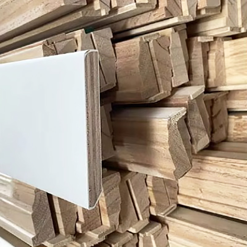 Factory Modern Baseboard Moulding Water Proof Trim White Primed Skirting Board