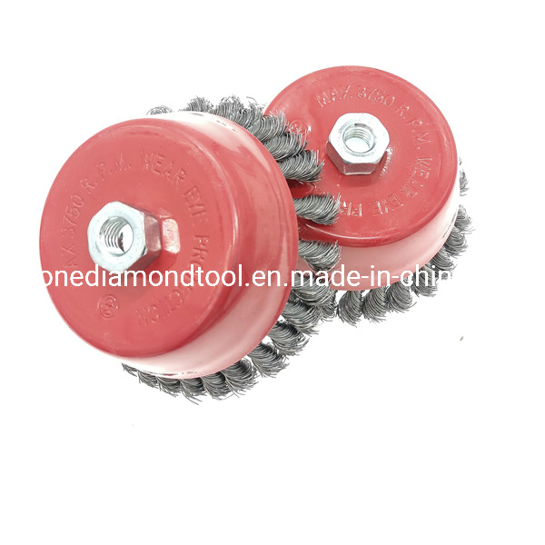 Абразивная щетка 150 мм для шлифовки камня и стекла