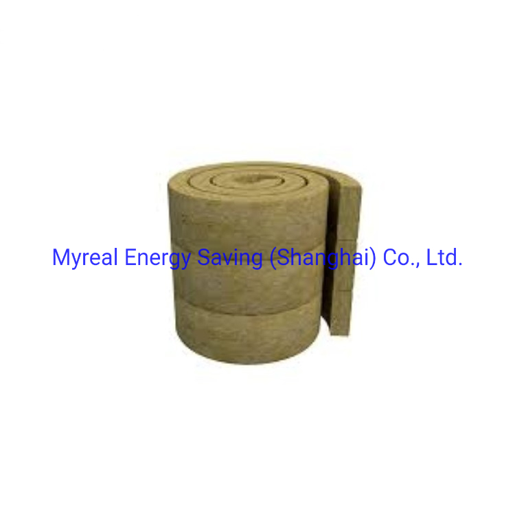 Myreal High Density Rock Wool Blanket Wire Mesh Rock Wool Roll Acoustic Blanket Insulation