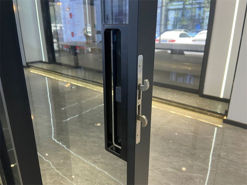 High International Standard Aluminum Triple Sliding Glass Metal Door