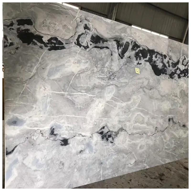 Arctic Ocean Grey Quartzite Slabs for Tiles and Countertops
