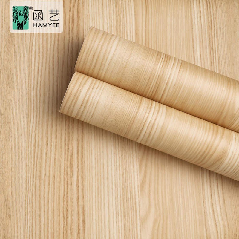 Peel and Stick Wall Paper Removable Room Self Adhesive Wood Floor Wallpaper 3D Waterproof