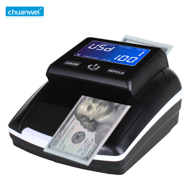 UV Light Counterfeit Money Detector USD Fake Currency Checking Machine Banknote Detector