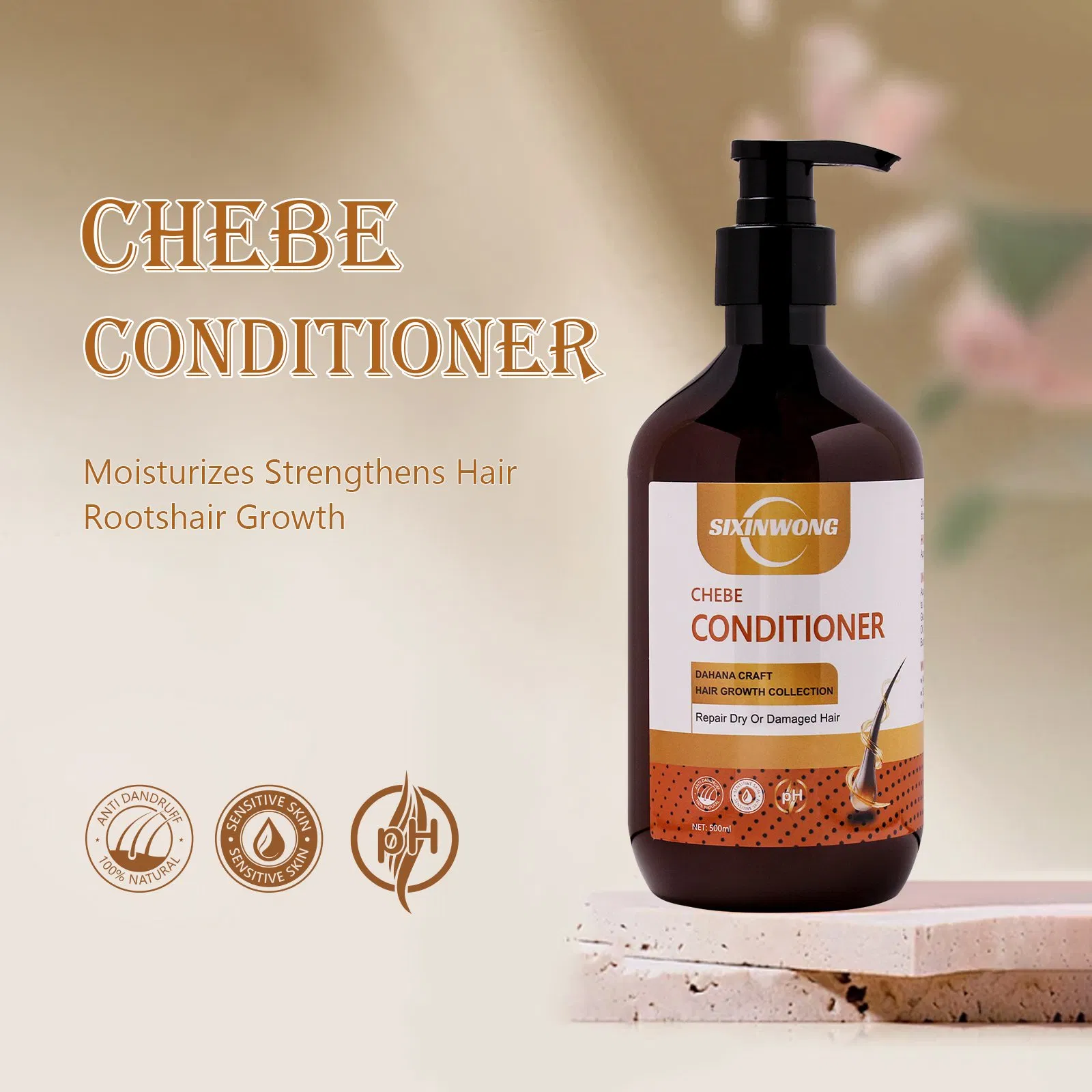 Beauty Cosmetics Smooth Long Lasting Softness Hydration for Dry Damaged Chebe Conditioner