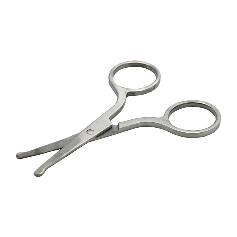 Thicken 3.5inch Stainless Steel Eyebrow Nose Hair Manicure Cuticle Scissors
