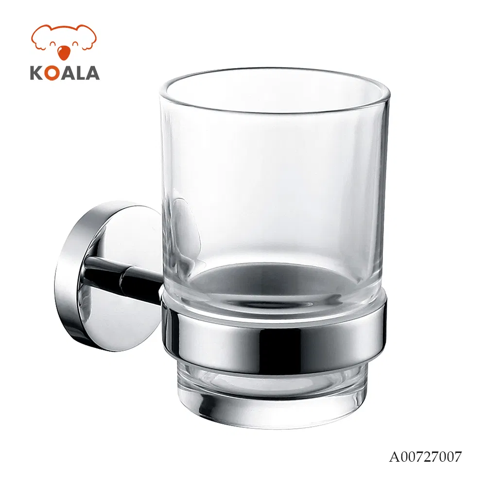 Stylish Double Toothbrush Holder with Durable Glass Cups