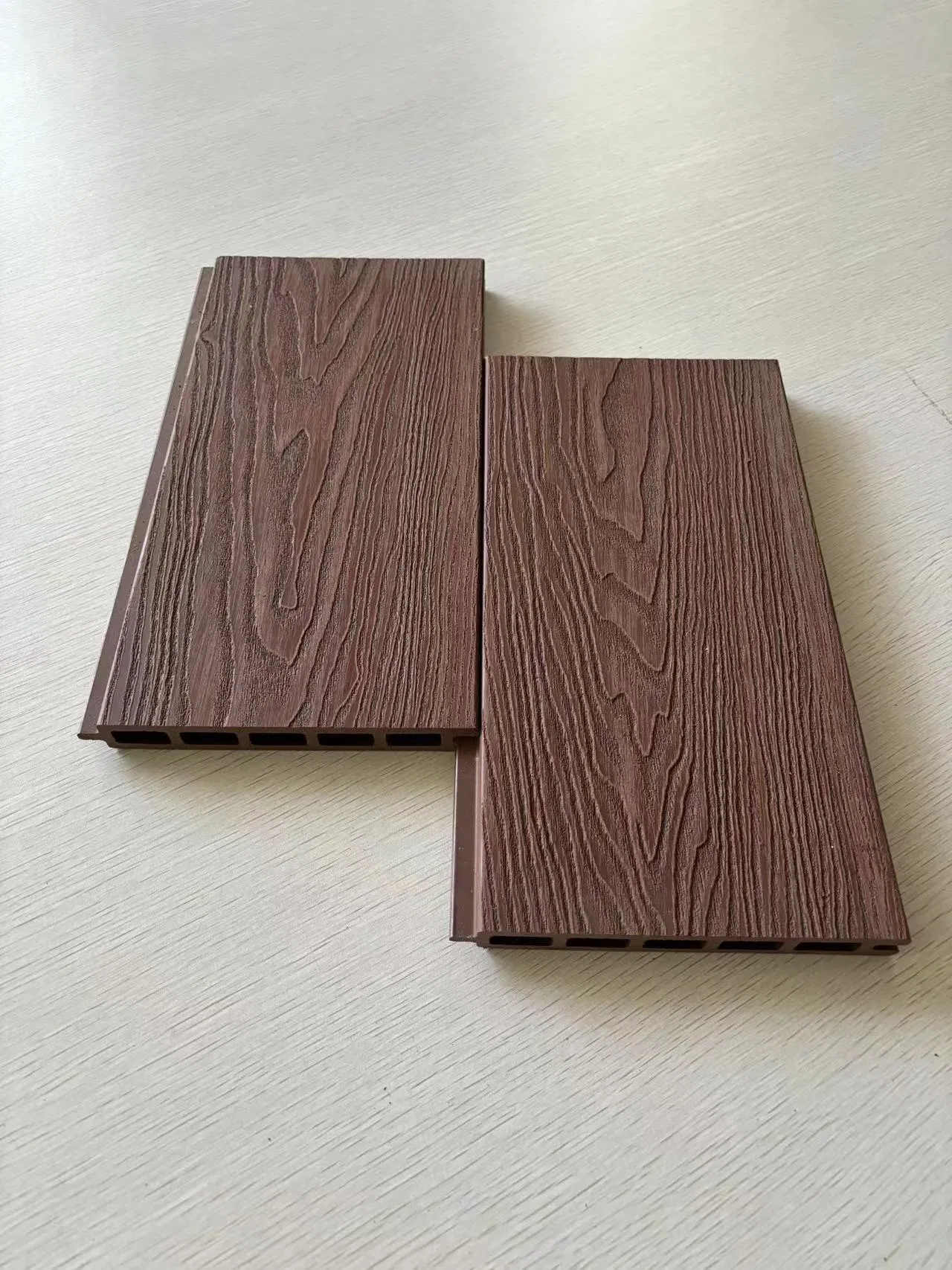 WPC Outdoor Wood Plastic Fences Deep Emboss Board