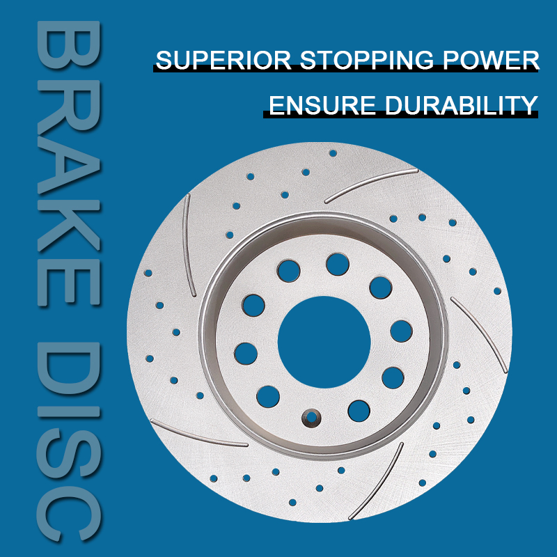 Спортивный тормозной комплект с перфорированными и вентилируемыми дисками