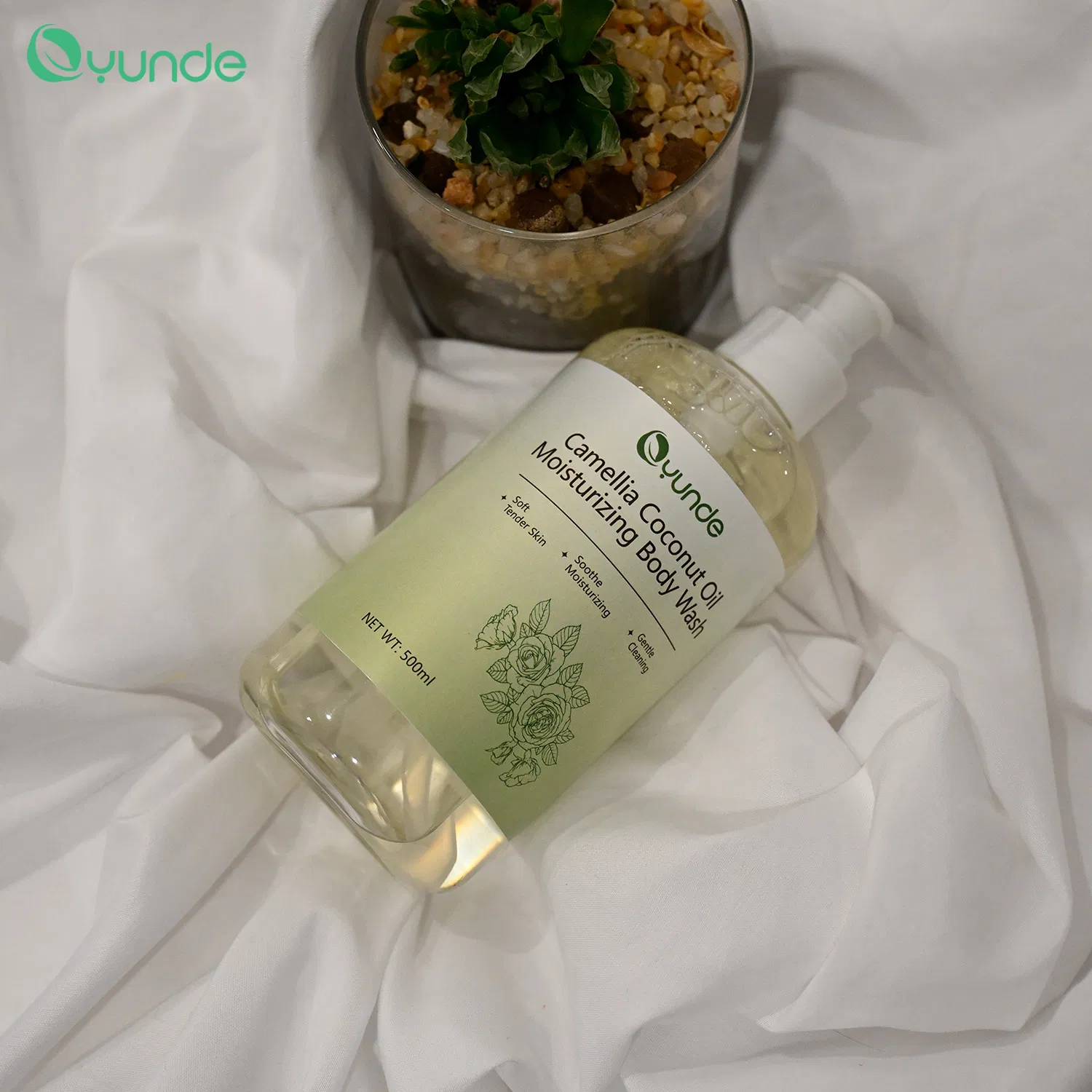 Wholesale OEM ODM Sooth Moisturizing Coconut Oil Shower Gel