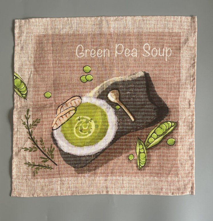 Hot Sales Custom Printed Linen Napkins