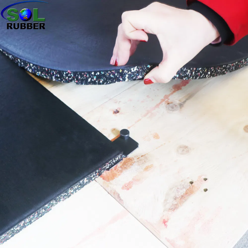 Fitness Indoor SBR Granule EPDM Commercial and Home Gym Rubber Floor Tile