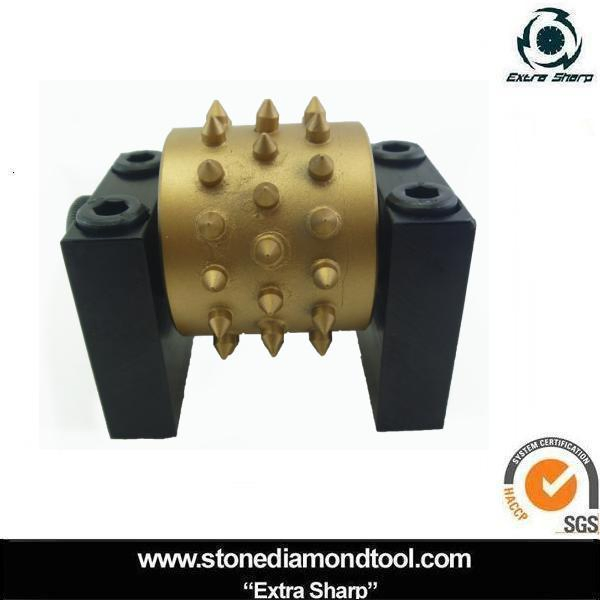 Бучарда для гранита с роликовым уплотнением