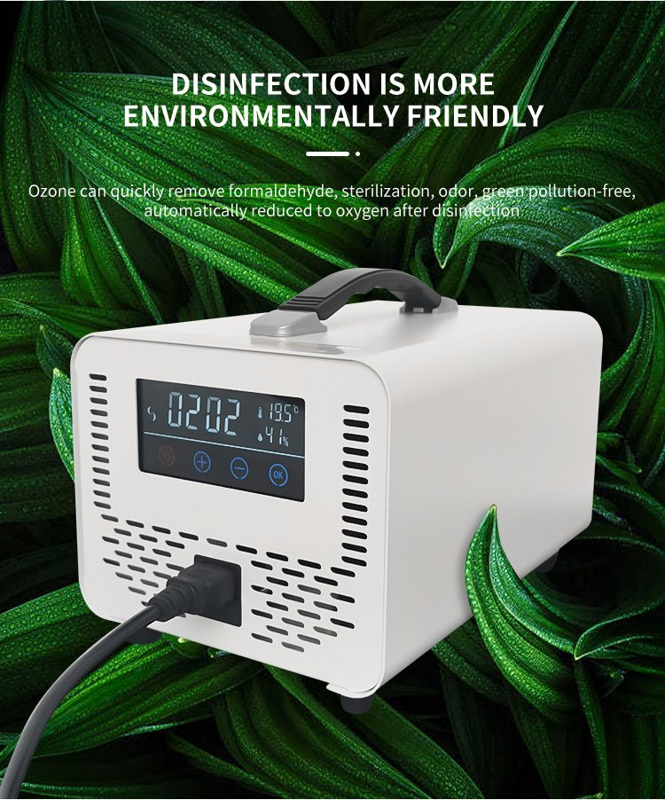 Remote Control Touch Screen Small Portable Home Car Air Disinfection Ozone Generator