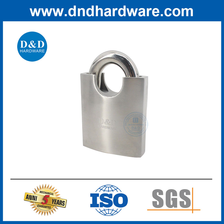 Customized Size 60mm Stainless Steel Iron Gate Chain Shackle Padlock