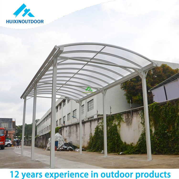 Waterproof Aluminum Part RV Composite Panel Sun Metal Frame Car Shed Foldable