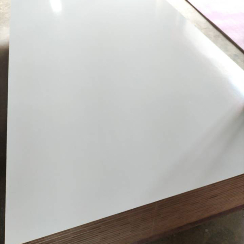 Factory Price 4X8FT Warm White Wood Grain Melamine Veneer Laminated Poplar Pine Hardwood Block Board with Pet