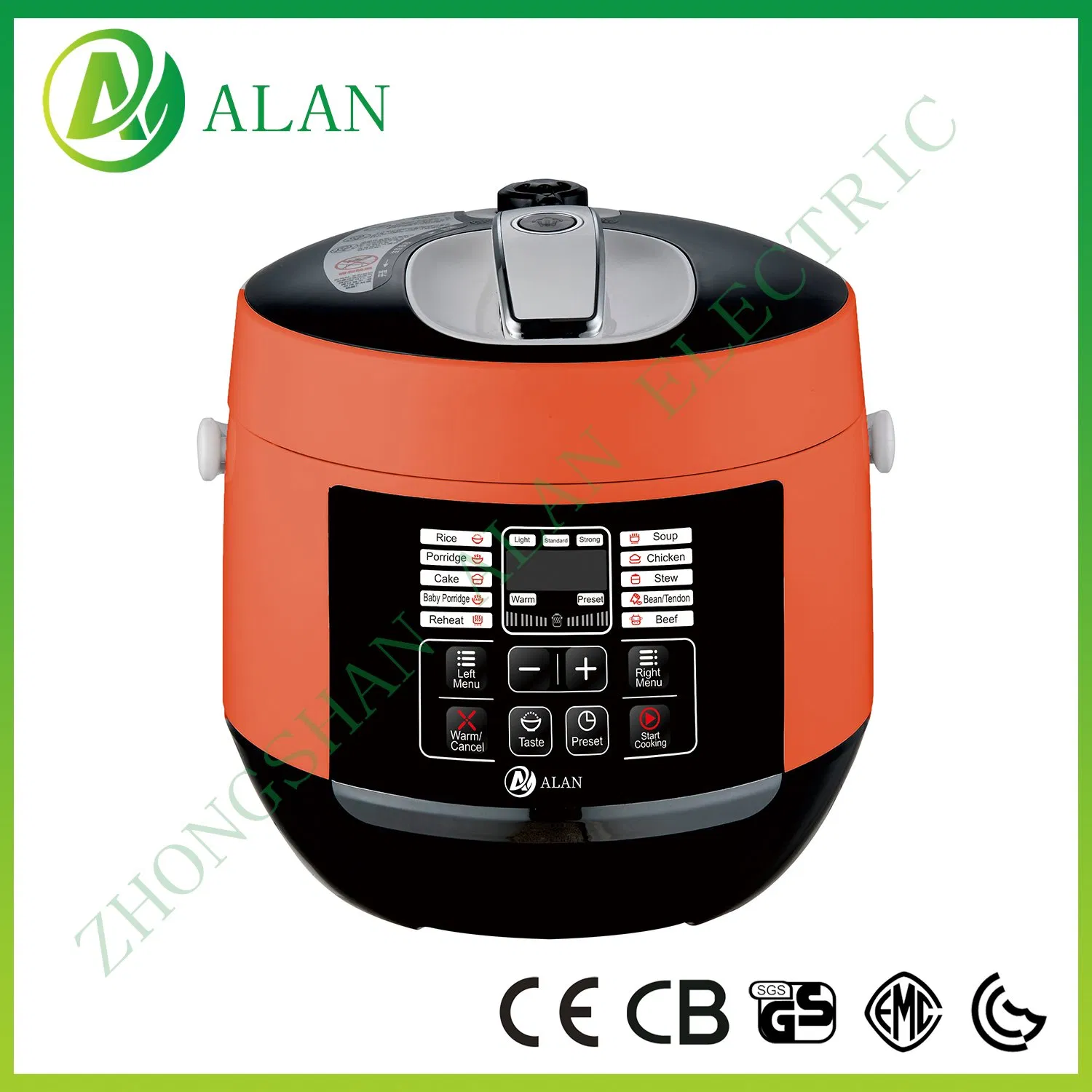 3L Small Size Plastic Housing Mini Electric Pressure Cooker with Handle