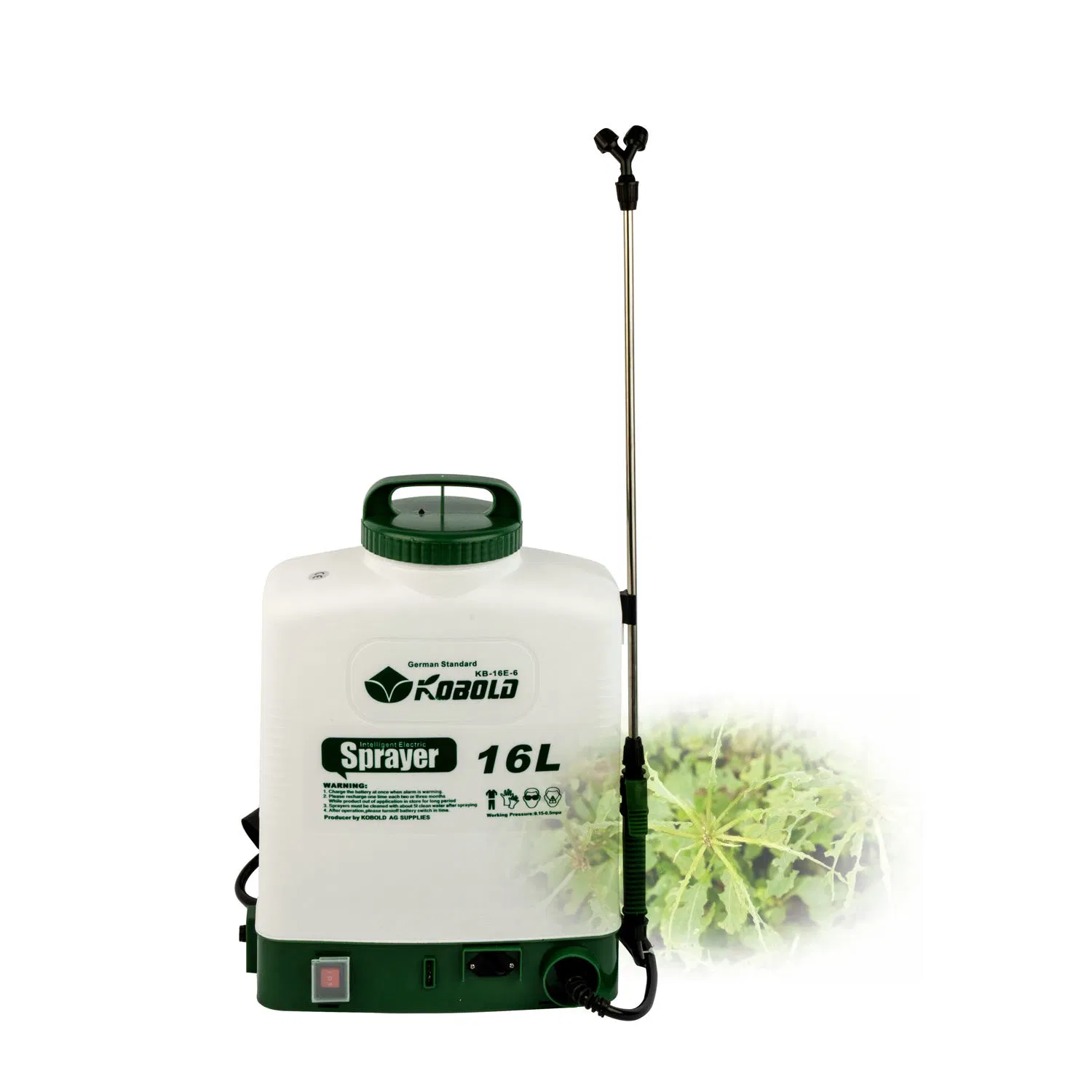 16 Liter Battery Operated Pump 4-Gallon Bug Killer Agricultural Knapsack Weed Backpack Sprayer