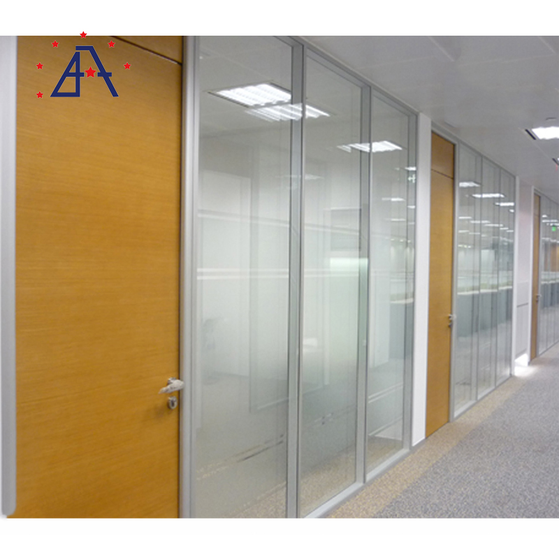 High Wall Cubicle Soundproof Sector Invisible Aluminum Partition
