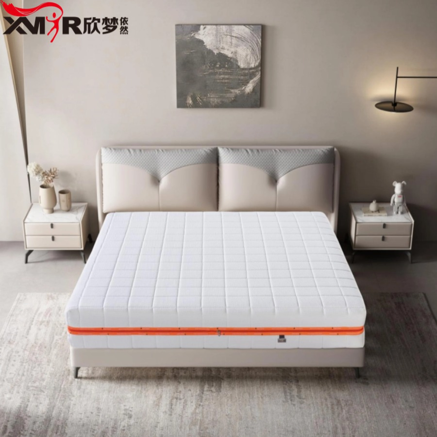 Wholesale Custom Best Bed Mattress Pocket Sponge 100% Viscoelastic Memory Foam Spring Natural Latex Topper Compressed Soft Cheap Vacuum Luxury Hotel Mattress