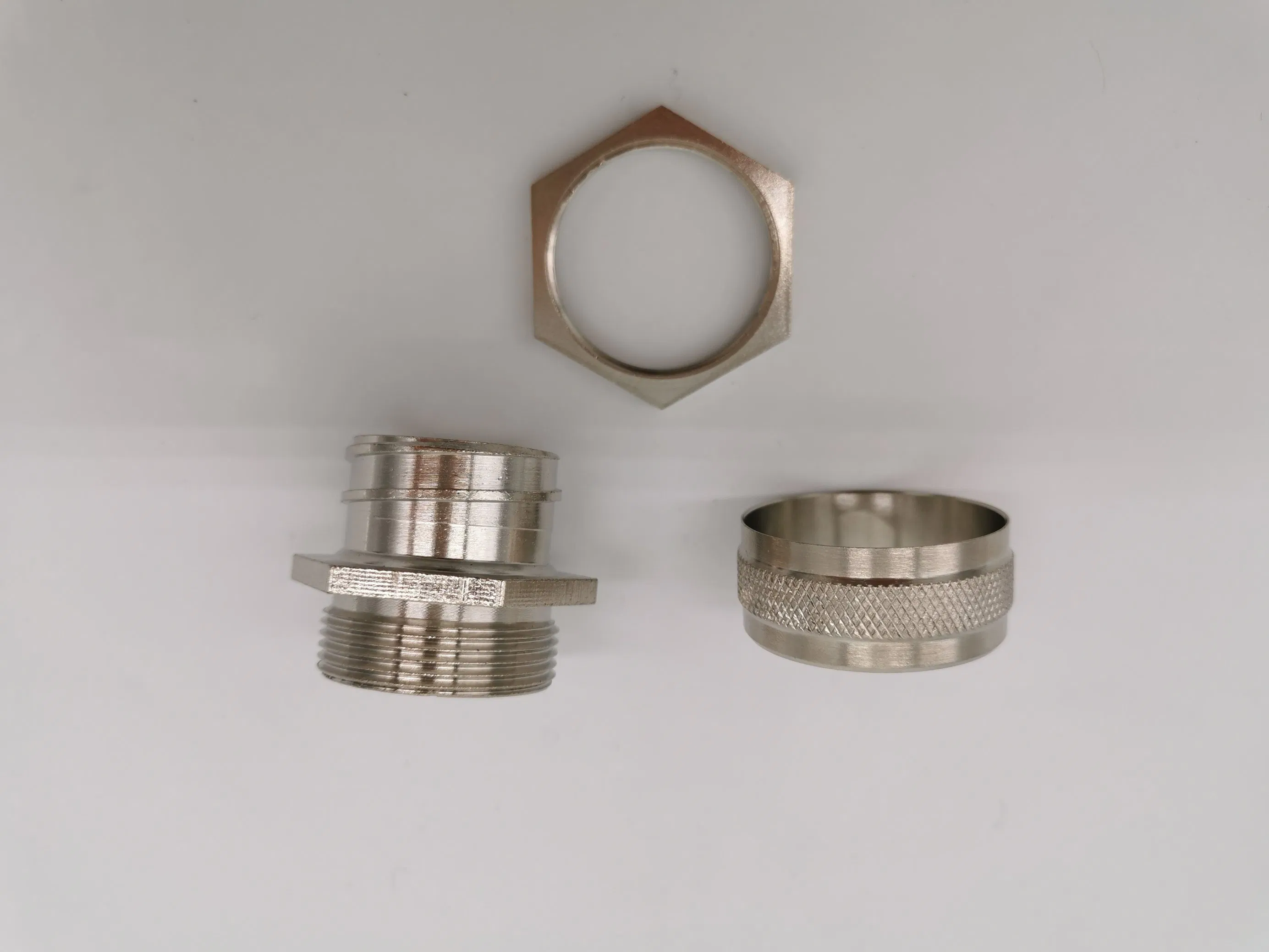 BS4568/En61386 20mm 25mm 32mm Brass Thread Fittings Short Male Bush Self-Finished