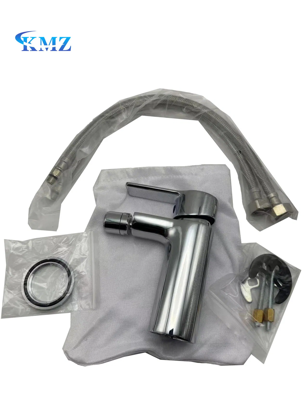 Смеситель для биде латунный, однорычажный