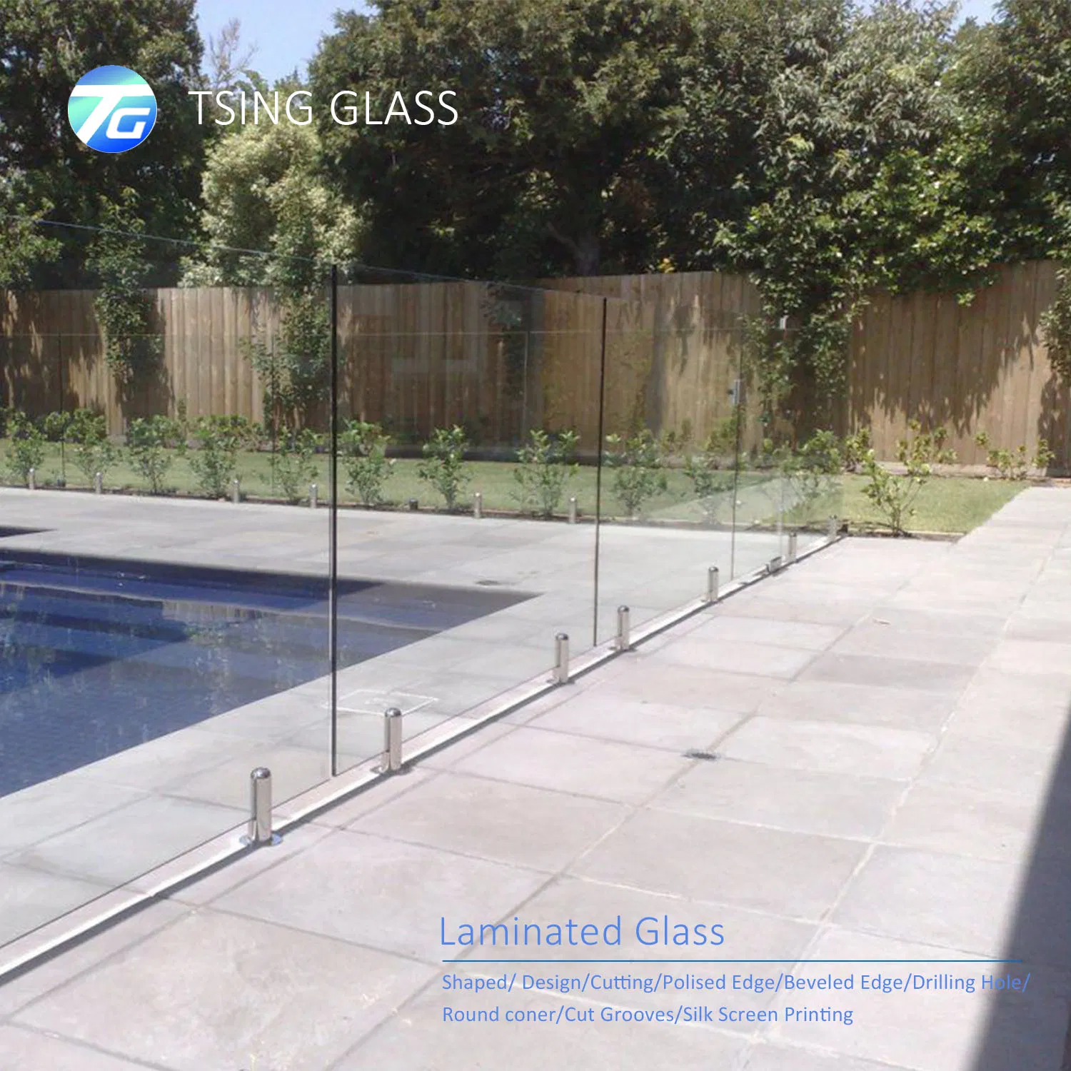 Toughened Laminated Glass with Clear/ Colored PVB
