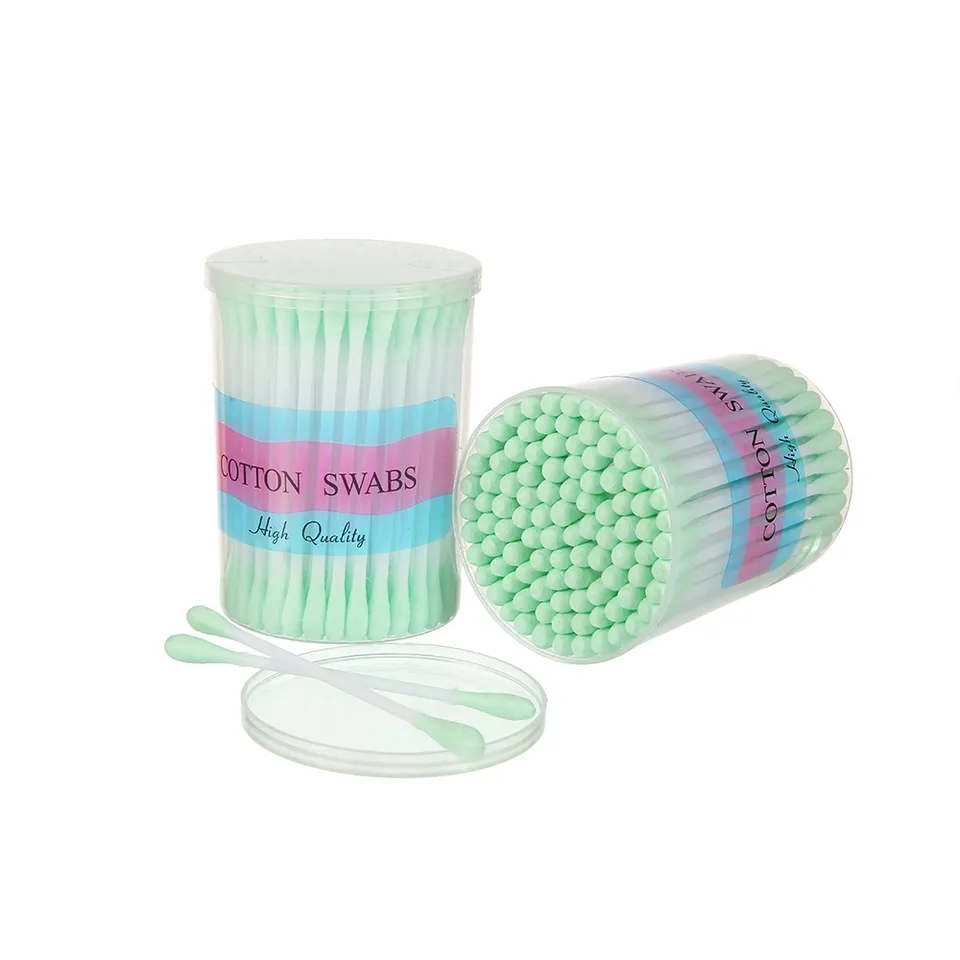 Paper Stem Organic Swab 200PCS Plastic Stick Medical Degreasing Cotton Swabs