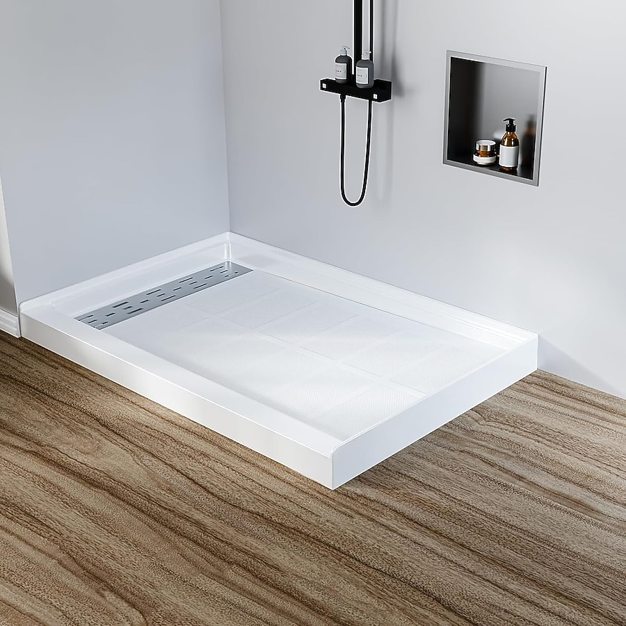 Wholesale SMC Fiberglass Sanitary Ware Bathtub Glossy Bathroom Shower Base Tray 150*80