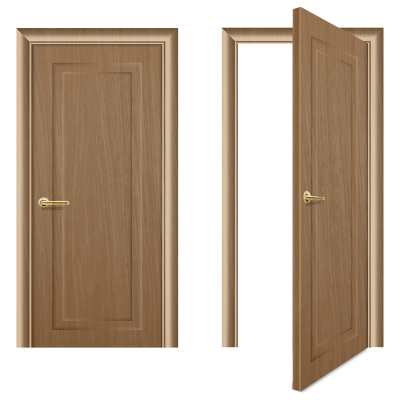 Customized WPC Interior Door with Durable New Material Features