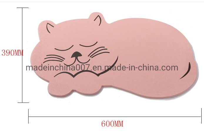 China Diatomite Anti-Slip Mat Fast Dry Breathing Bathroom Mat