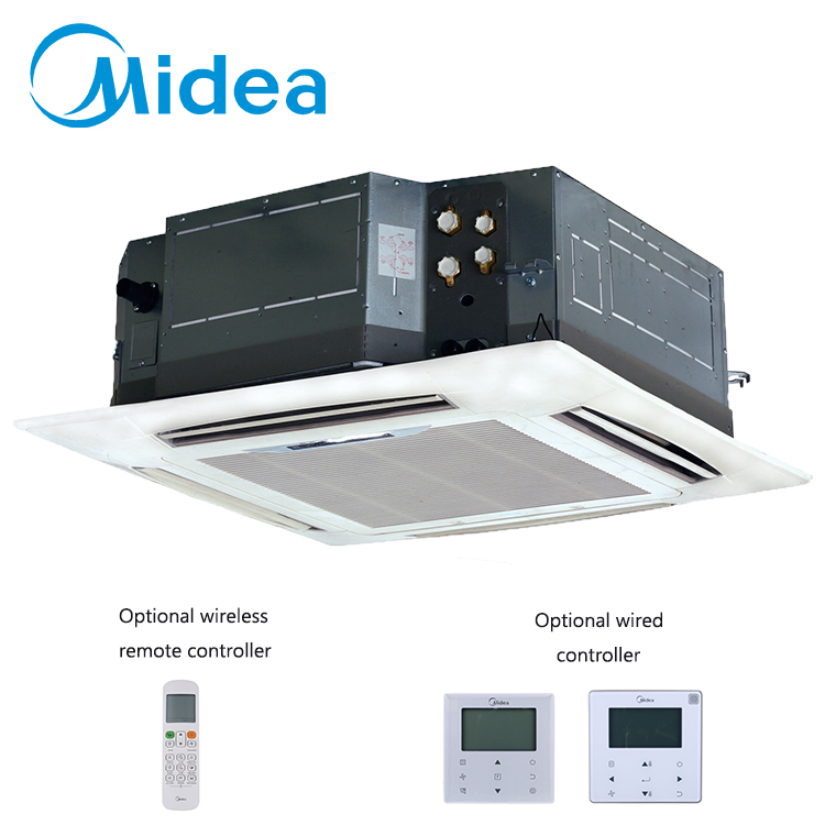Midea 2-Pipe 4-Way Cassette 22-240V 850cfm Centrifugal Fan Coil Unit Air Conditioner Cassette