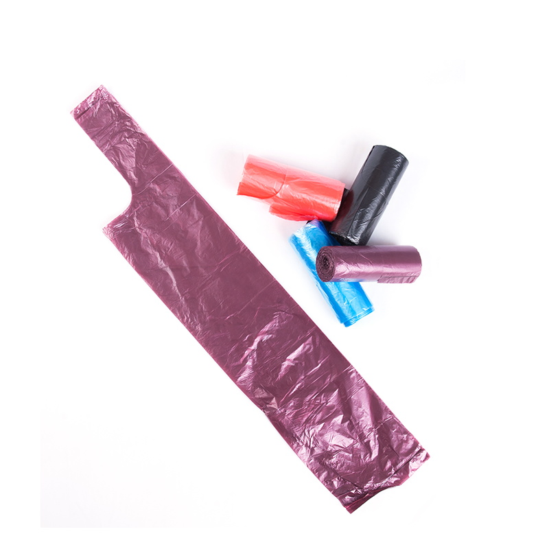 Wholesale HDPE T-Shirt Plastic Vest Garbage Trash Bag