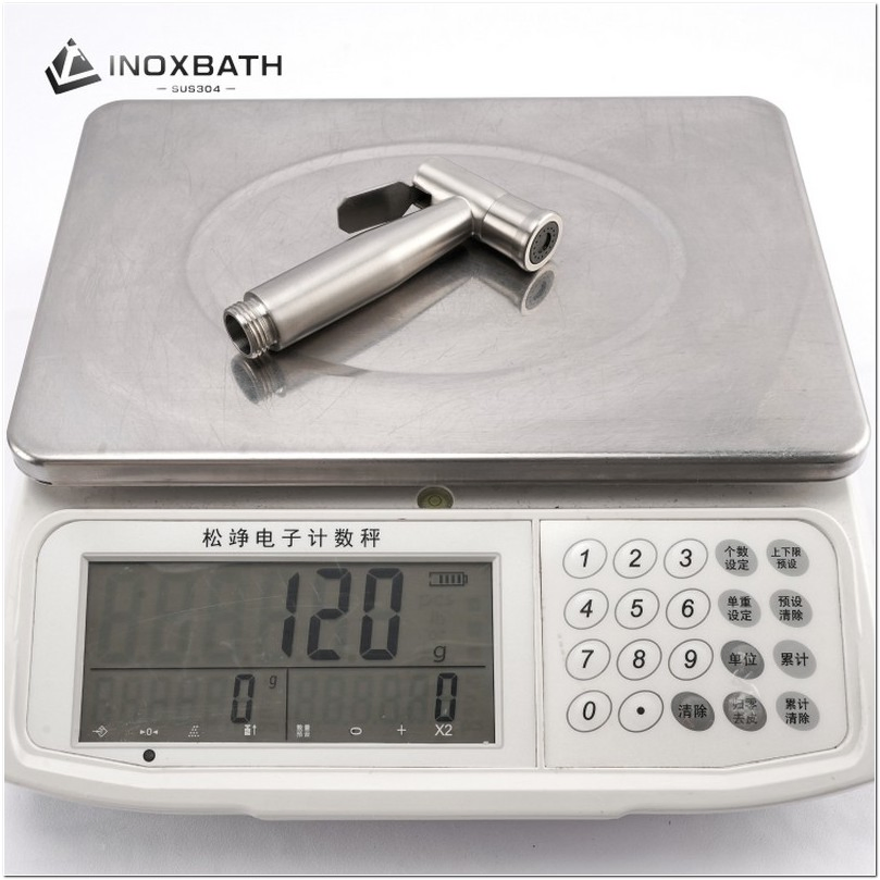 Stainless Steel Shattaf Shower Bidet Spray Personal Hygiene Toilet Washer