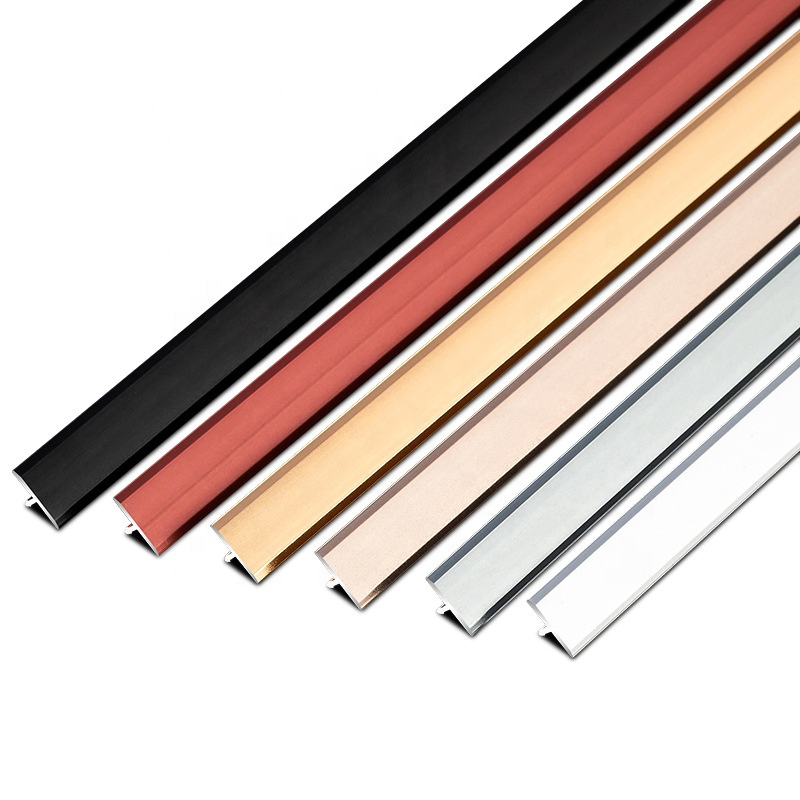 Decorative Polished T Shape 304 Tiles Accessories Edge Trim Profile Stainless Steel