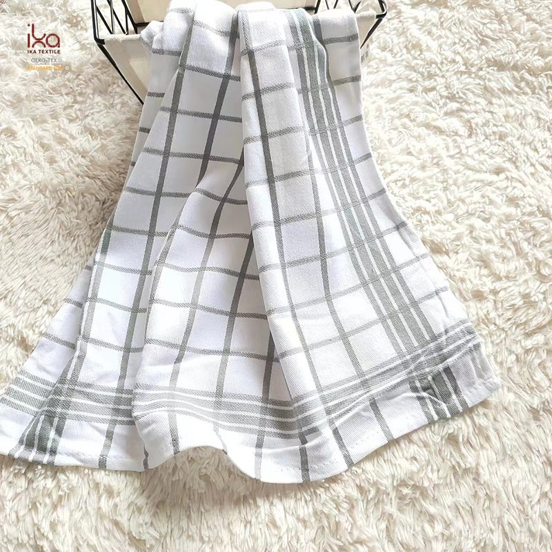 Hot Sale Items Decorative Natural Dinner Brown White Color Printed Embroidered Custom Yarn Dyed Personalized Cotton Napkin