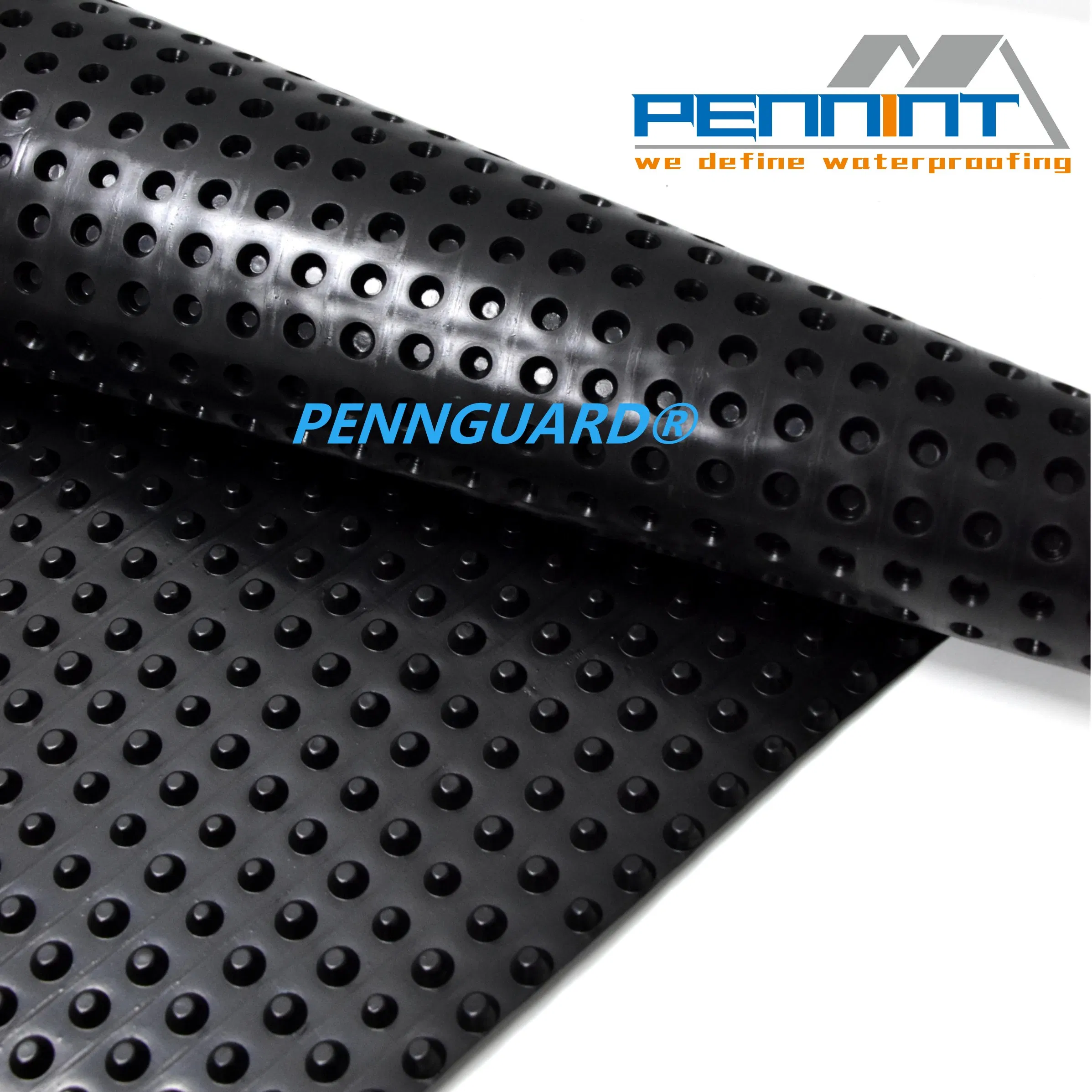 Hot Selling HDPE Drainage Protection Board with Fleece Back for Foundation Drain Board