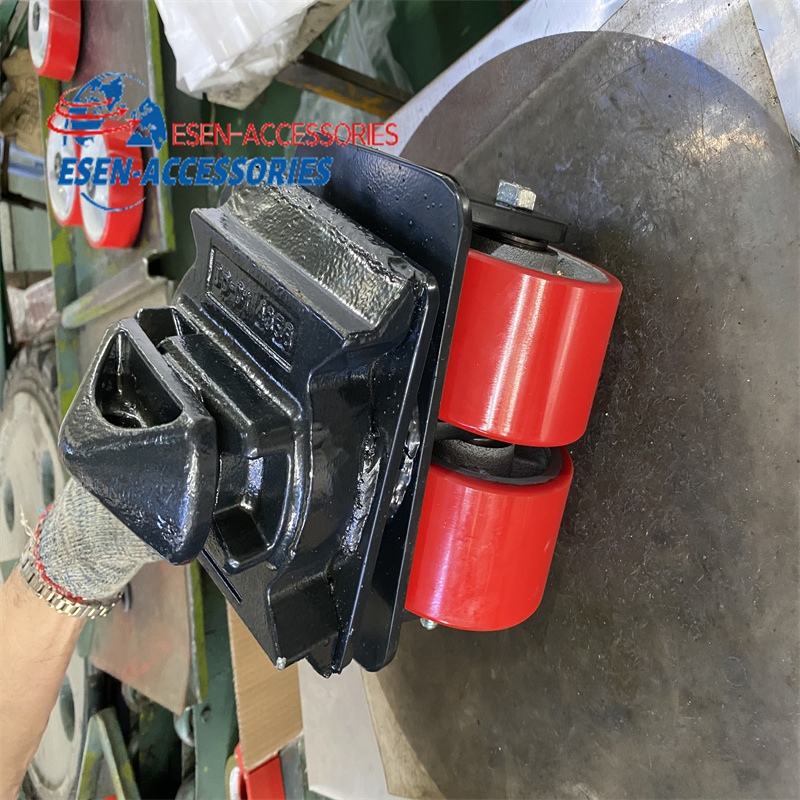 Heavy-Duty Shipping Container Caster Wheels with Brake System