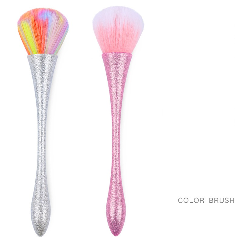 Hot Selling Nail Art Dust Brushes Soft Cleaning Glitter Powder Nail Brush
